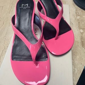 Marc Fisher Pink Patent Dahila Heel 5.5